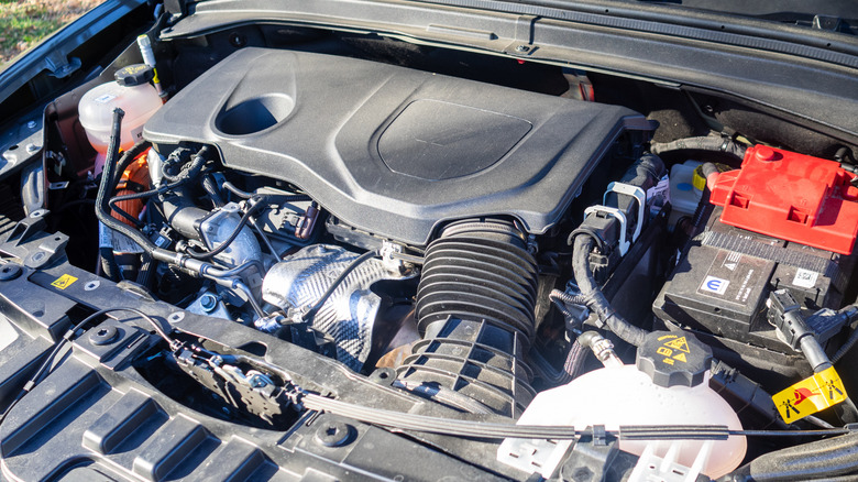 2024 Dodge Hornet R/T PHEV engine bay