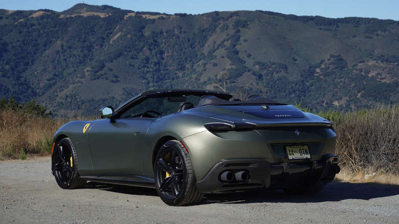 2024 Ferrari Roma Spider rear three-quarters in Carmel Valley