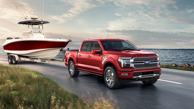 2024 red Ford F-150