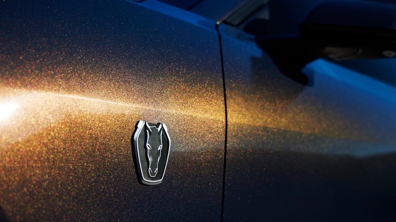 Ford Dark Horse Badge on Mustang