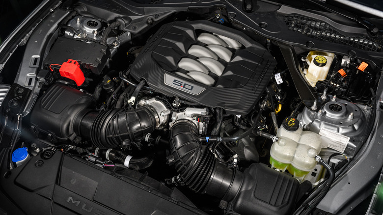 2024 Ford Mustang GT V8 engine