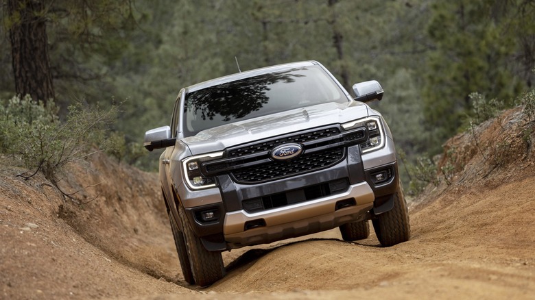 2024 Ford Ranger off-roading