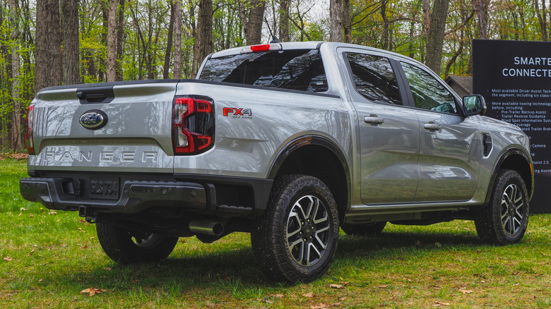 2024 Ford Ranger FX4 parked rear end