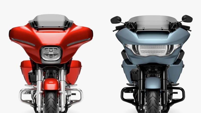 2024 Street Glide and Road Glide fairing comparison