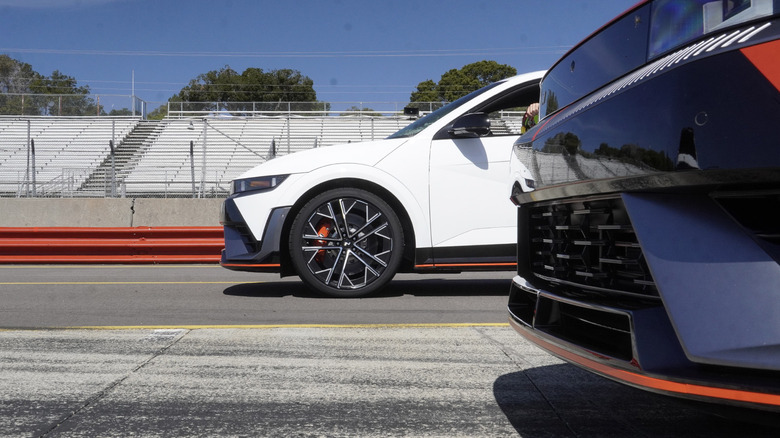 2024 Hyundai Ioniq 5 N on track at WeatherTech Raceway Laguna Seca