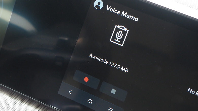 Hyundai Voice Memo app