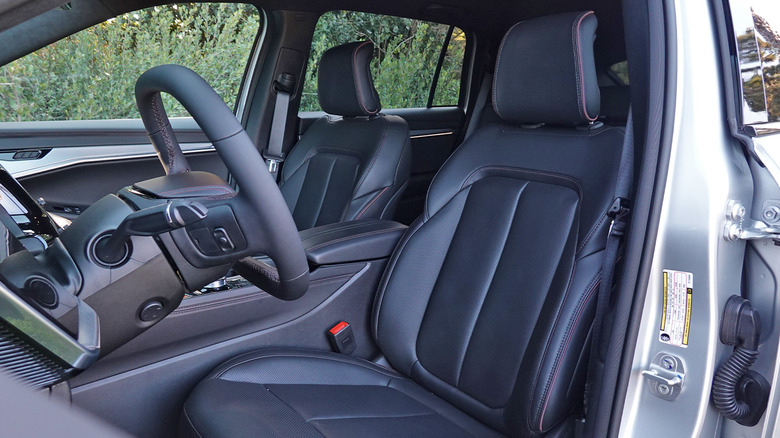 2024 Jeep Wagoneer S EV front seats detail