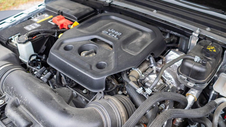 2024 Jeep Wrangler 4xe engine bay