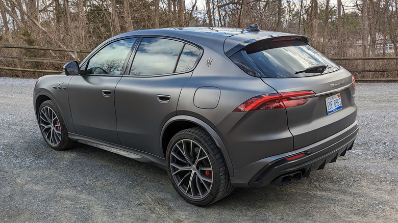 Rear of Maserati Grecale Trofeo