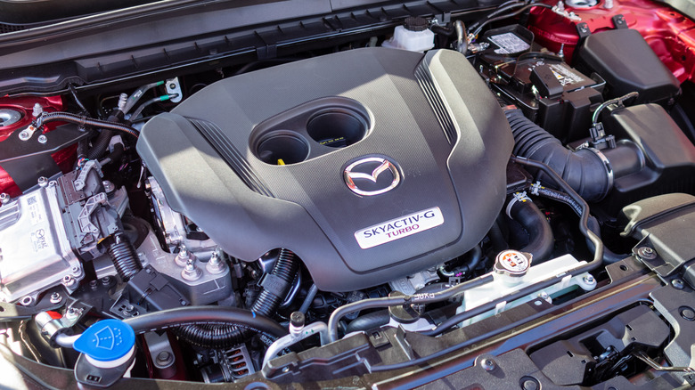 2024 Mazda CX-50 engine bay