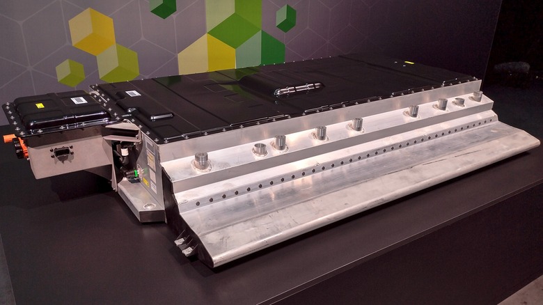 2024 Mercedes-Benz eSprinter battery pack.