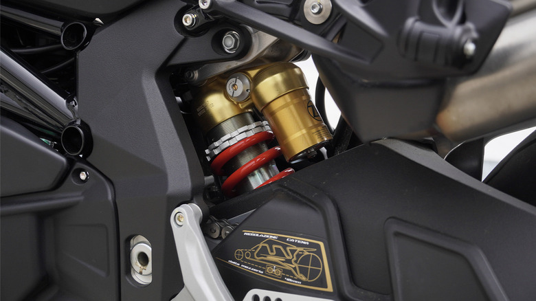 2024 MV Agusta Brutale 1000 RS adjustable rear suspension detail