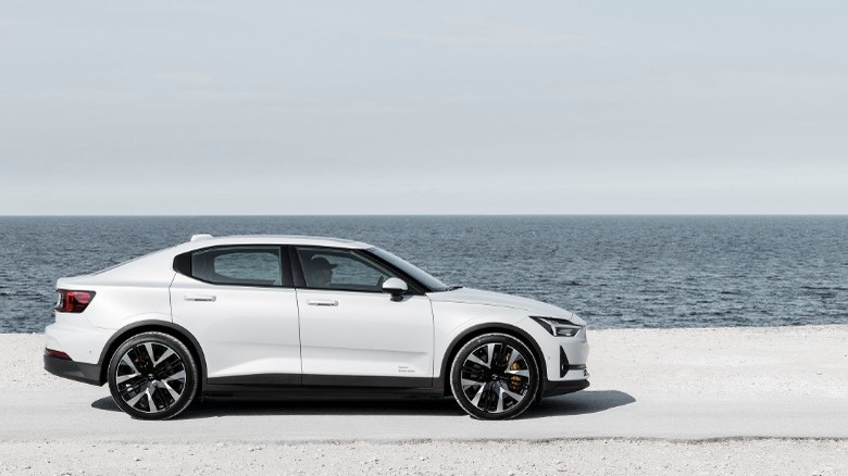 white 2024 polestar 2 EV