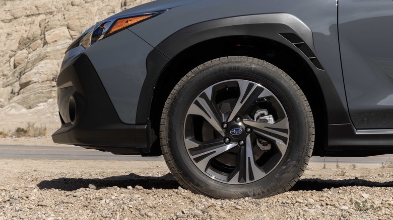 2024 Subaru Crosstrek Premium 17-inch wheels and all-season tires