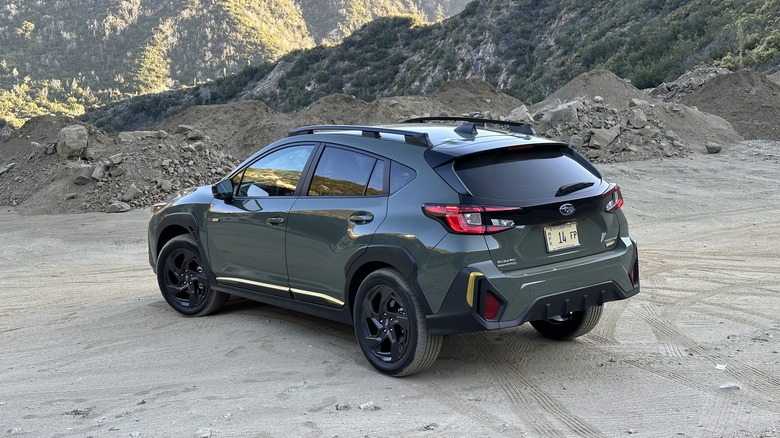 2024 Subaru Crosstrek Sport rear three-quarter