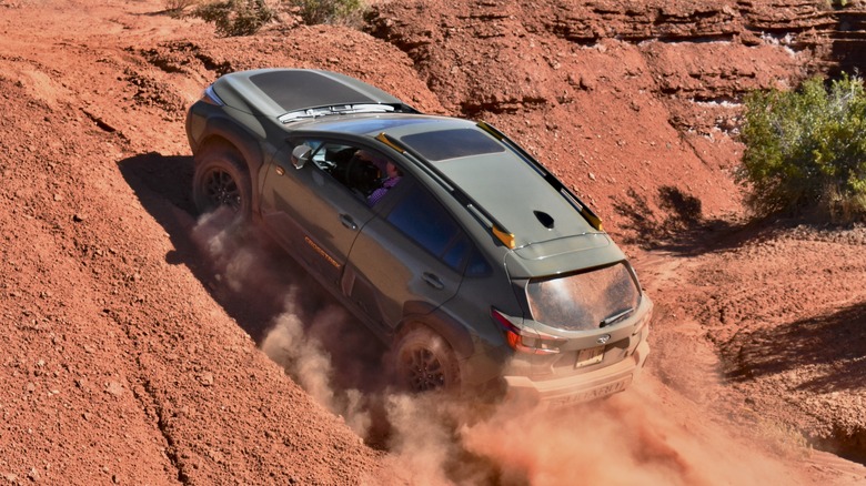 2024 Subaru Crosstrek Wilderness off-roading.