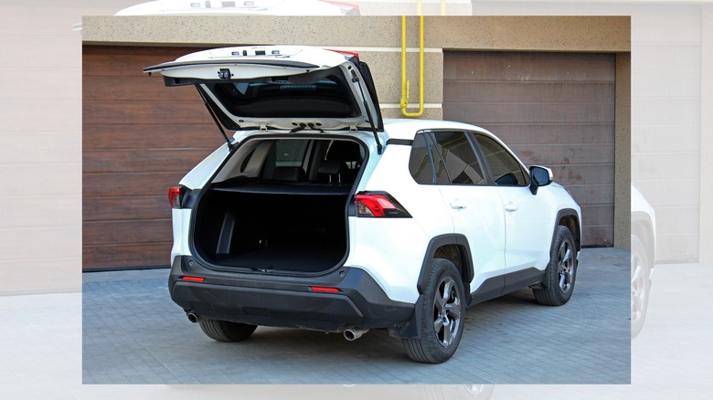 RAV4 with open liftgate