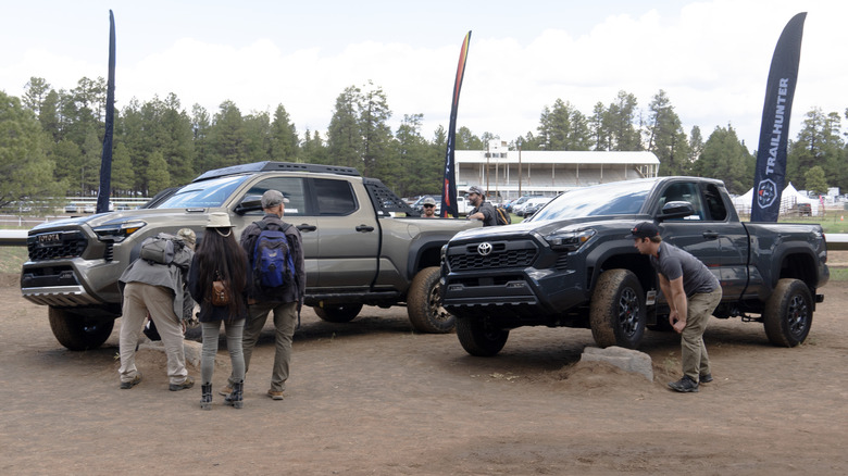 2024 Toyota Tacoma Trailhunter and PreRunner at Overland Expo