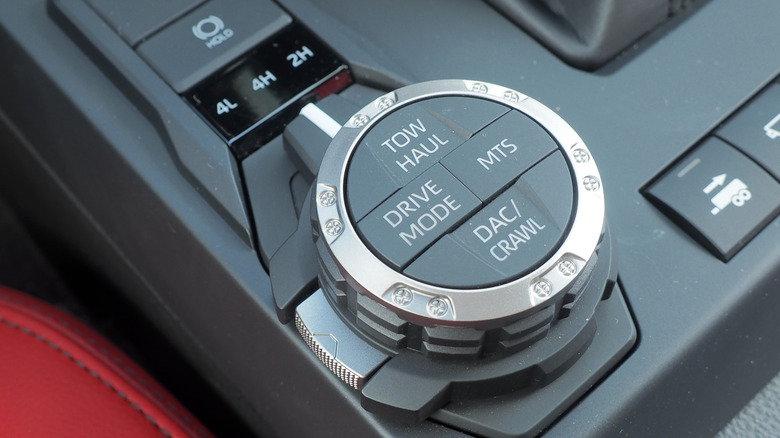 Drive mode dial