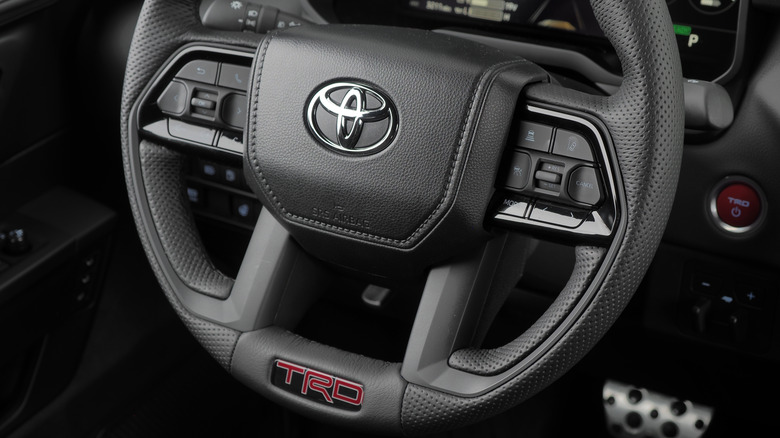 2024 Toyota Tundra TRD Pro steering wheel