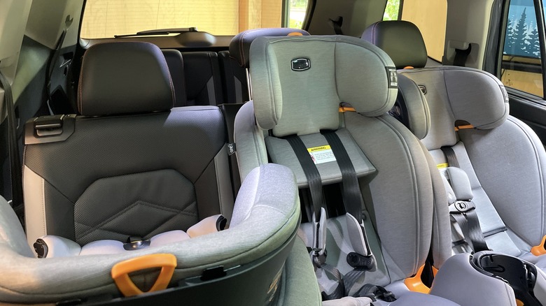 Second-row car seats in 2024 VW Atlas