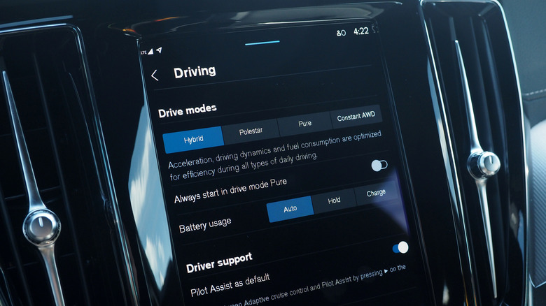 2024 Volvo V60 Polestar Engineered drive modes