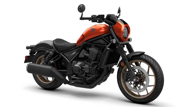 The new 2025 Honda Rebel 1100 motorcycle in DCT SE trim