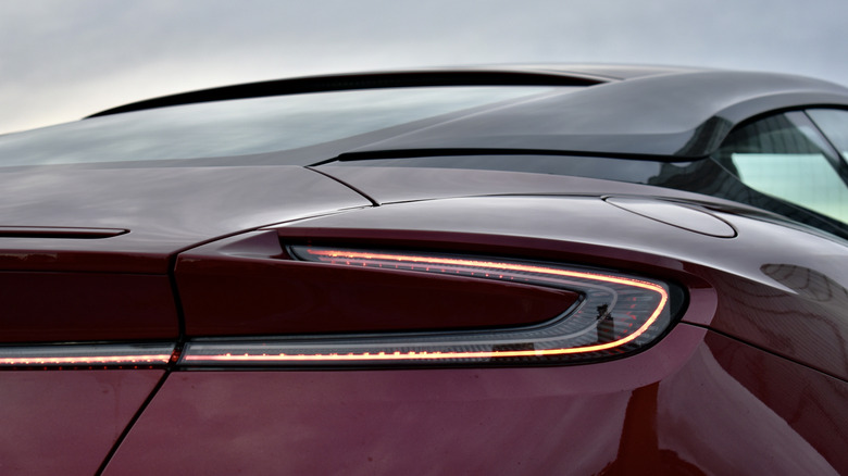 2025 Aston Martin DB12 taillight.