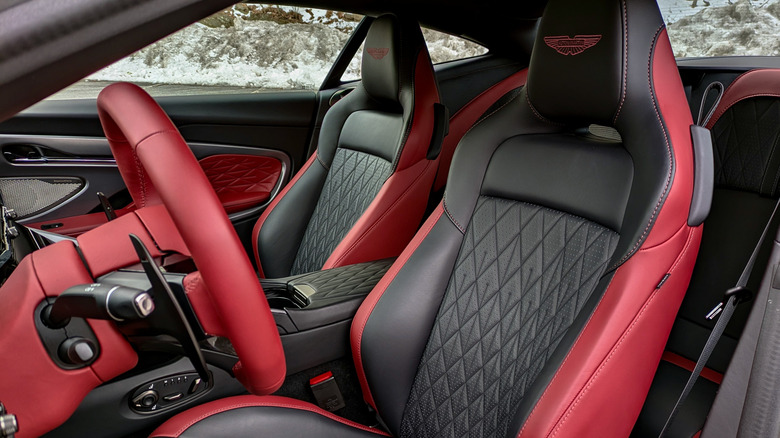 2025 Aston Martin DB12 interior.