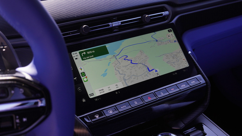 2025 Aston Martin Vanquish infotainment screen detail