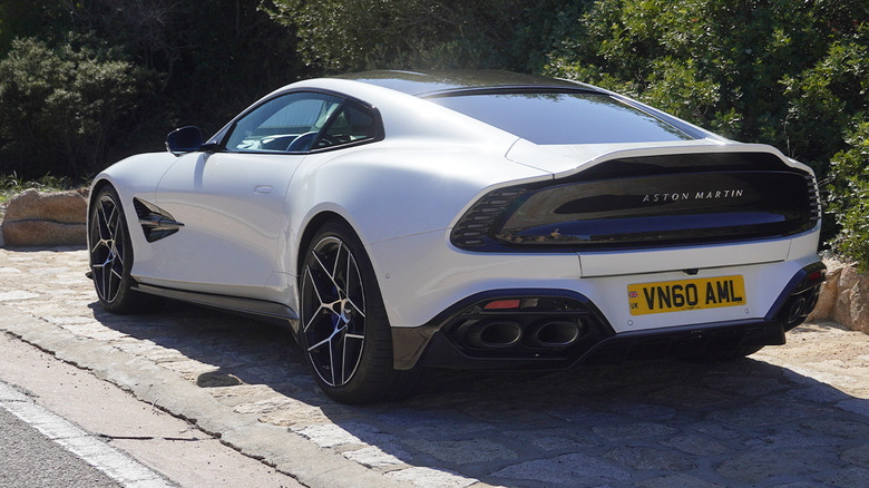 2025 Aston Martin Vanquish rear three-quarters