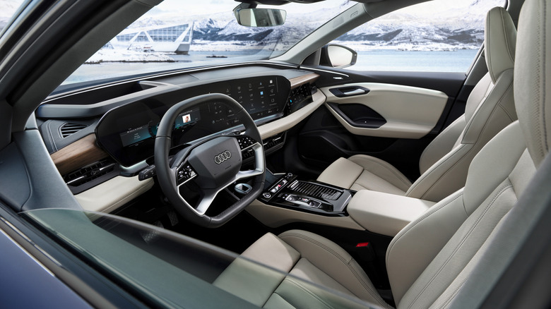 2025 Audi Q6 e-tron Quattro interior cabin