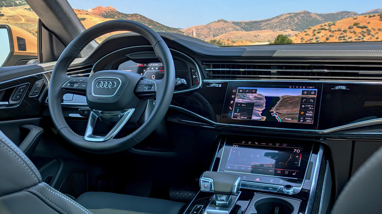 2024 Audi Q8 interior.