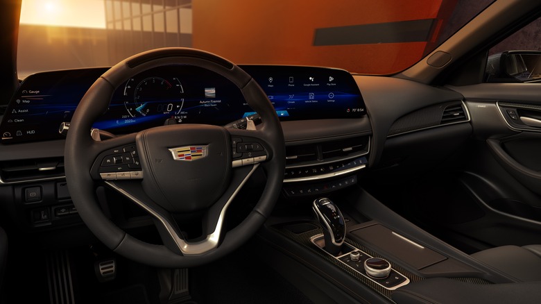 Cadillac CT5 in-dash display