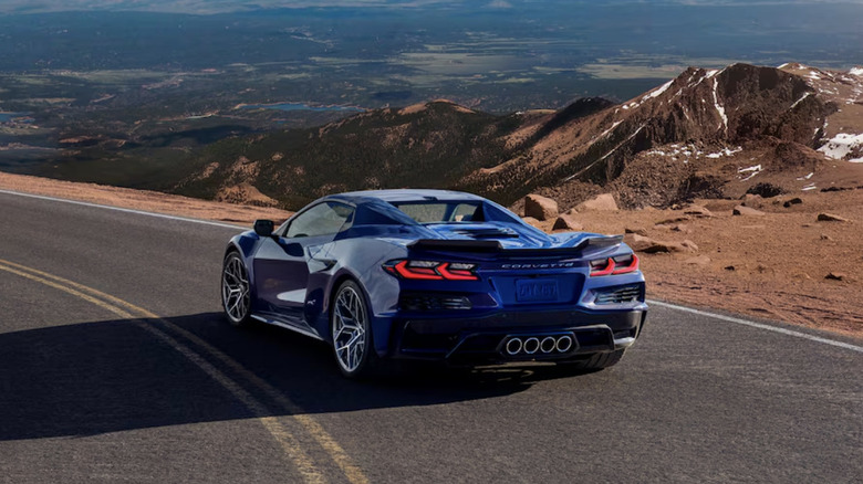 blue 2025 Corvette ZR1