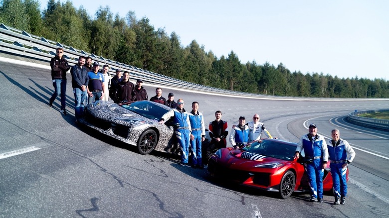 Corvette ZR1 track team