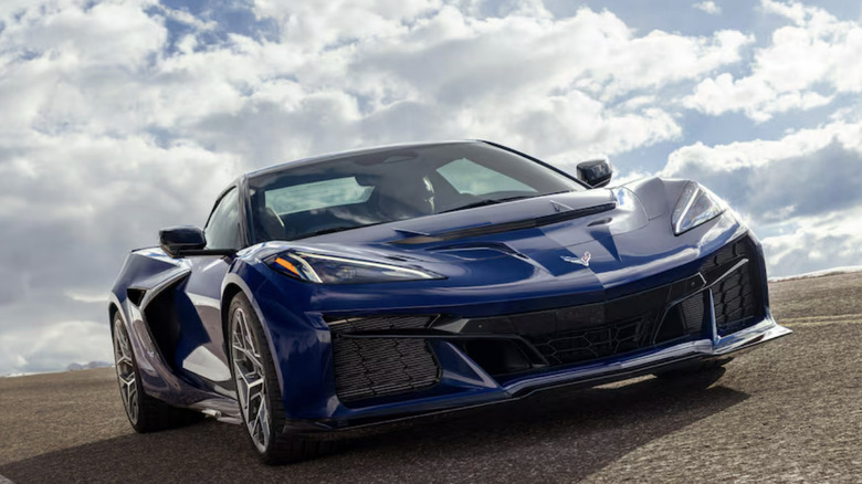 purple Corvette ZR1