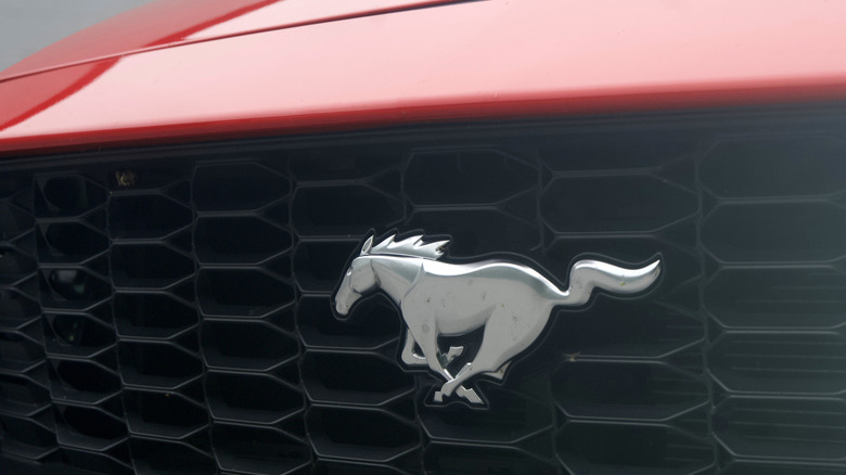 2024 EcoBoost Mustang badge