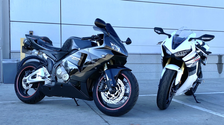 2025 Honda CBR1000RR and 2006 Honda CBR600RR