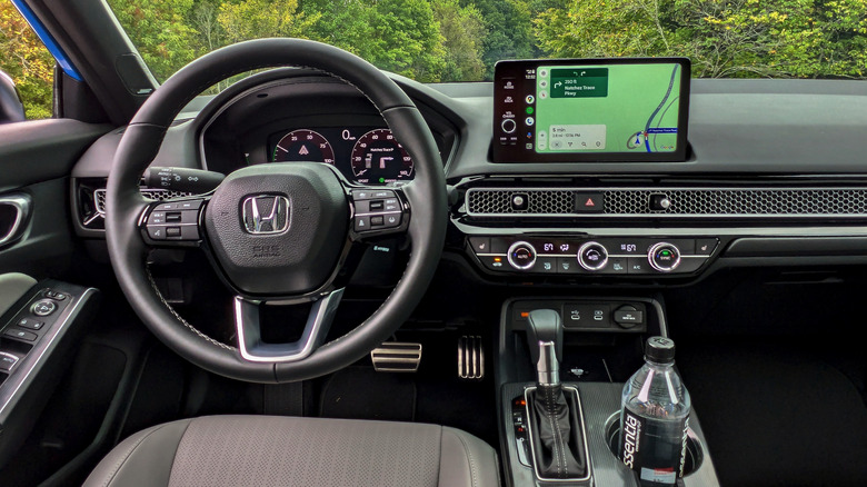 2025 Honda Civic Hatchback Hybrid dashboard.