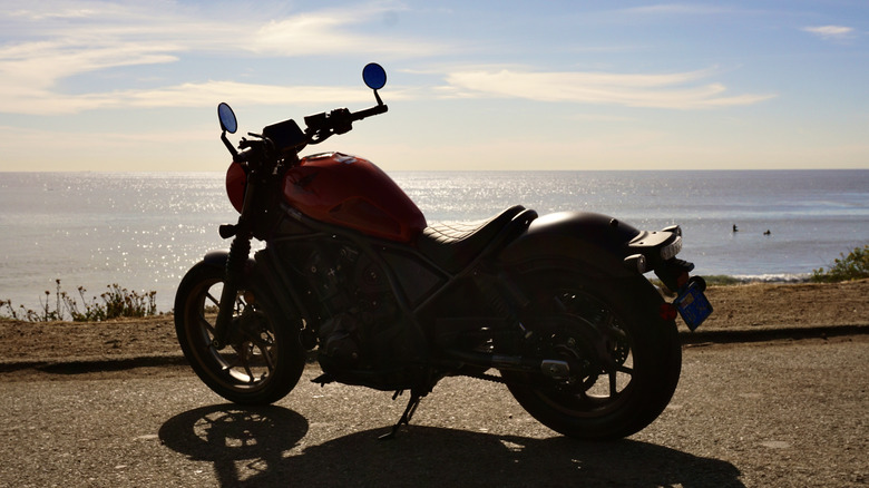 2025 Honda Rebel DCT SE at the beach