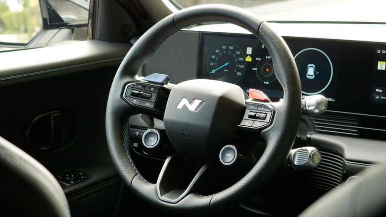 2025 Hyundai Elantra N steering wheel