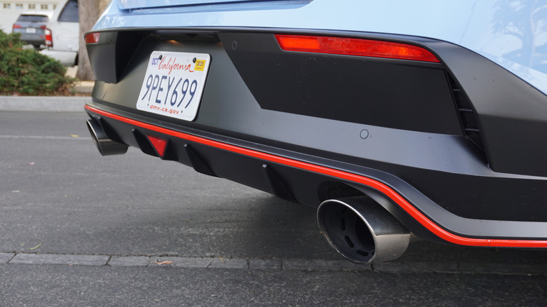 2025 Hyundai Elantra N exhaust