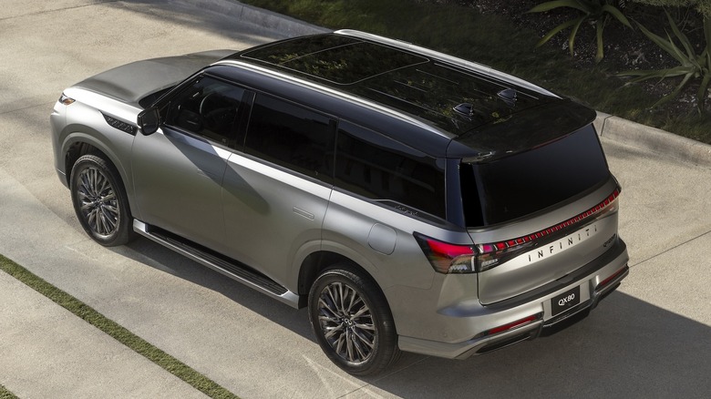 Interiors of the 2025 Infiniti QX80