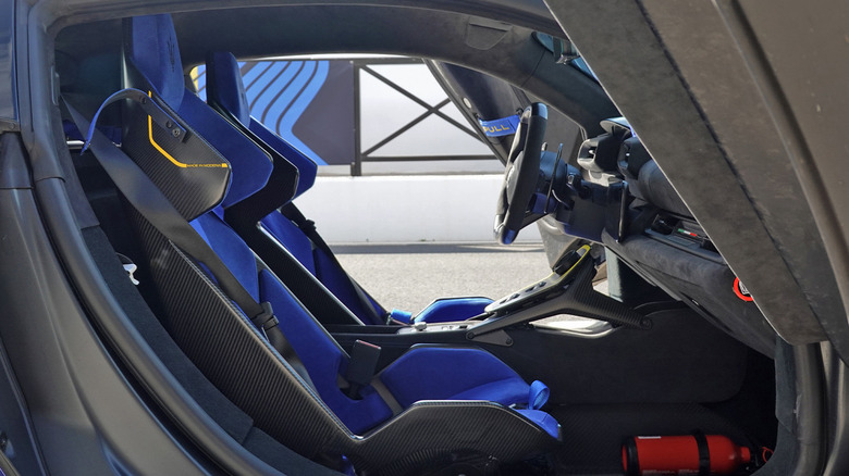 2025 Maserati GT2 Stradale cockpit with doors open