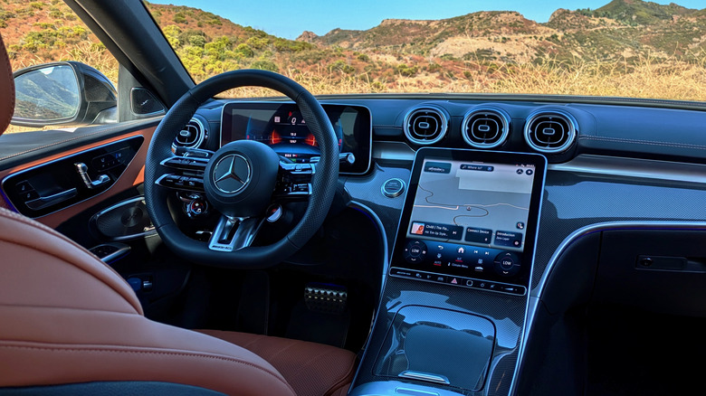 2025 Mercedes-AMG C63 S E Performance interior.