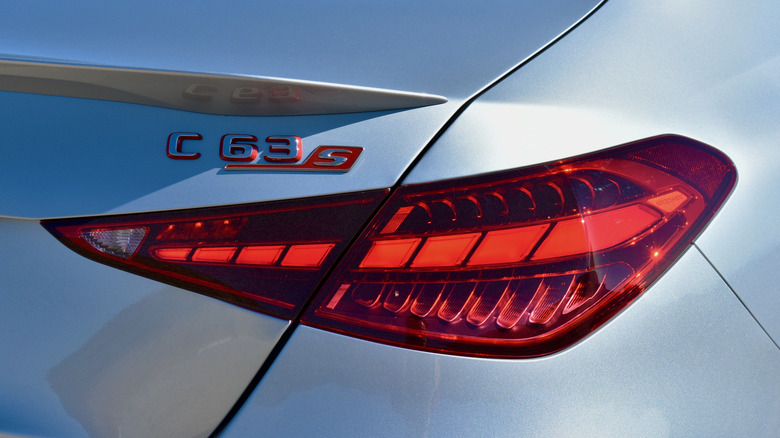 2025 Mercedes-AMG C63 S E Performance taillight.