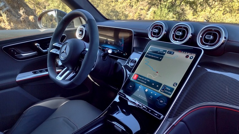 2025 Mercedes-AMG GLC 63 S E Performance interior.