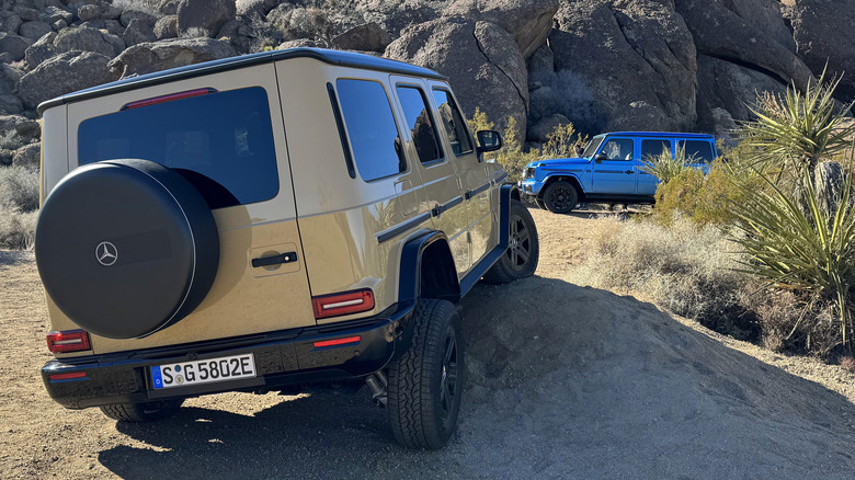 2025 Mercedes-Benz G 580 parked rear end