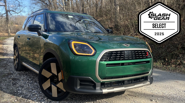 2025 MINI Countryman All4 on gravel road